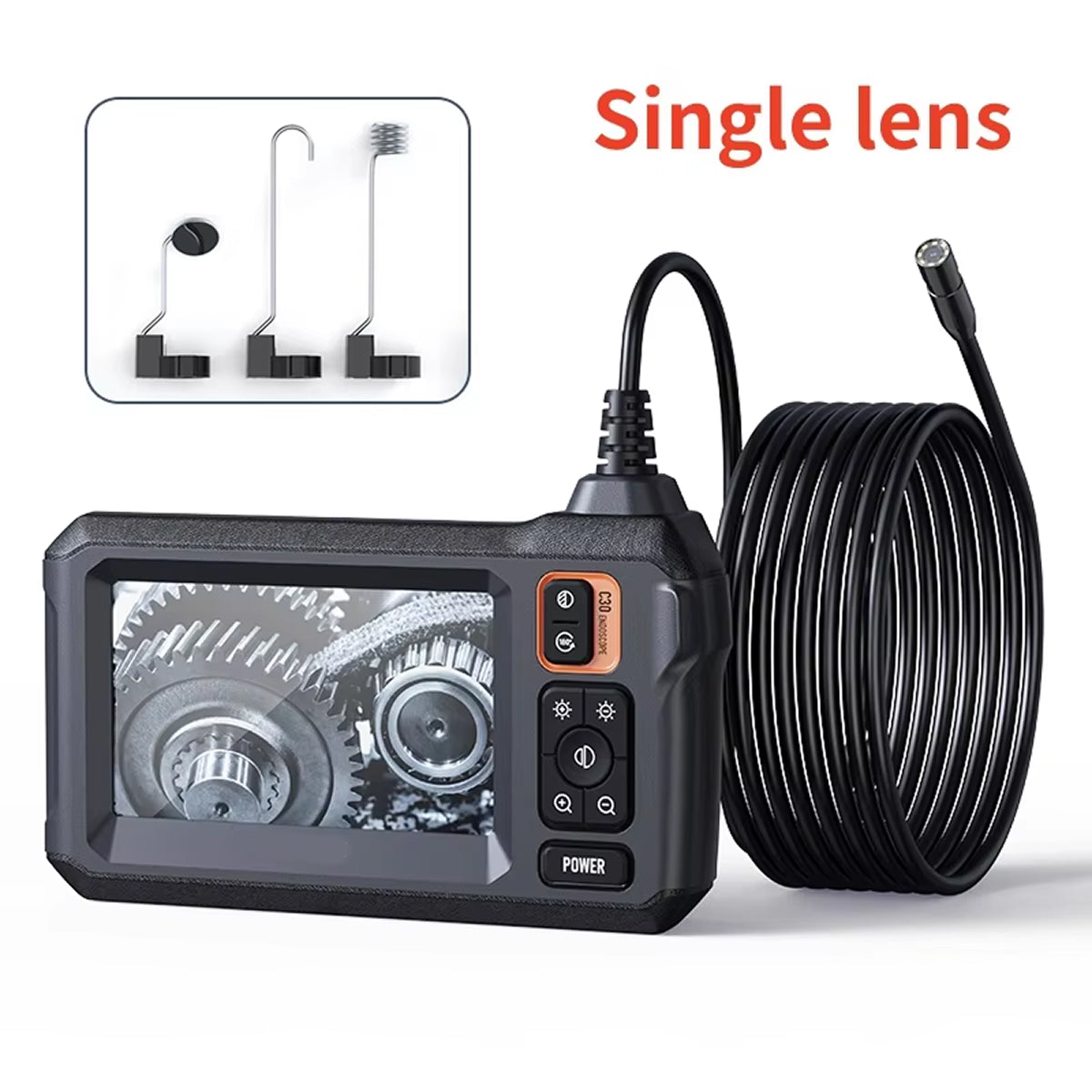 KixSpec 1080P HD Inspection Camera with 4.3 Inch IPS Screen