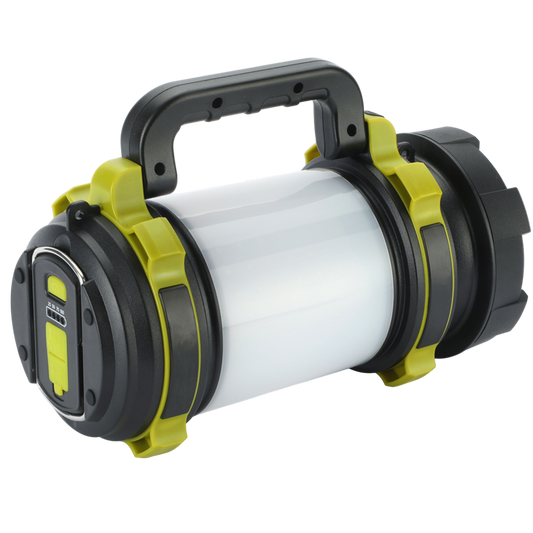 LiteCampi 1000-Lumen Ultra-Bright Camping Lantern 1000m Beam Range with Dual Modes and USB Rechargeable Battery