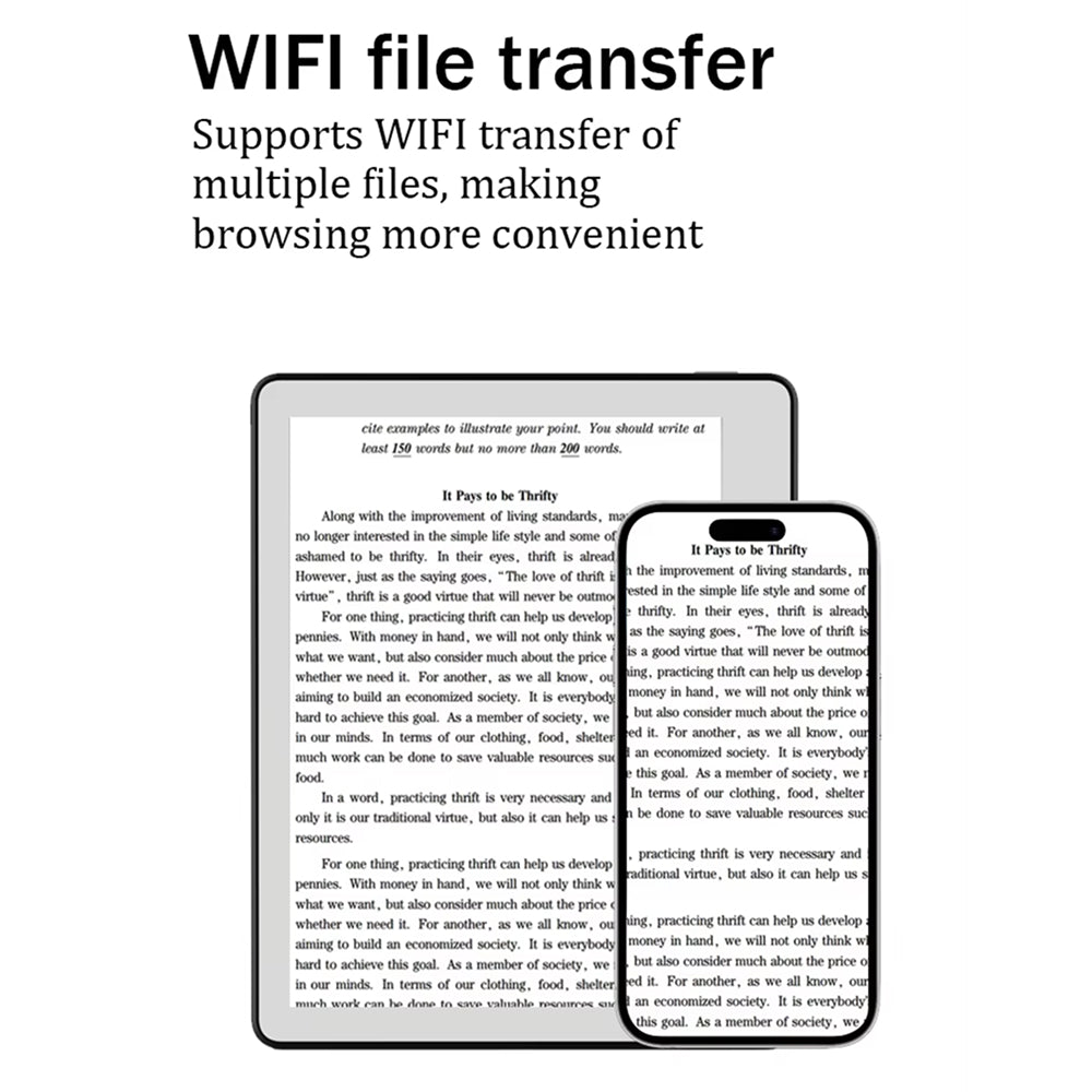 LitraKno Crisp 198PPI resolution brings text to life with incredible clarity