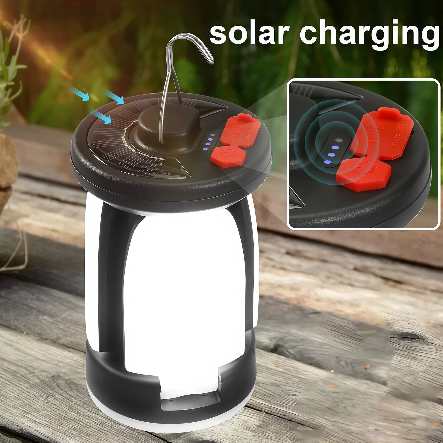 LomiFors LED Emergency Lantern – 1000m Beam Range, Dual Light Modes & USB-C Rechargeable Power Bank