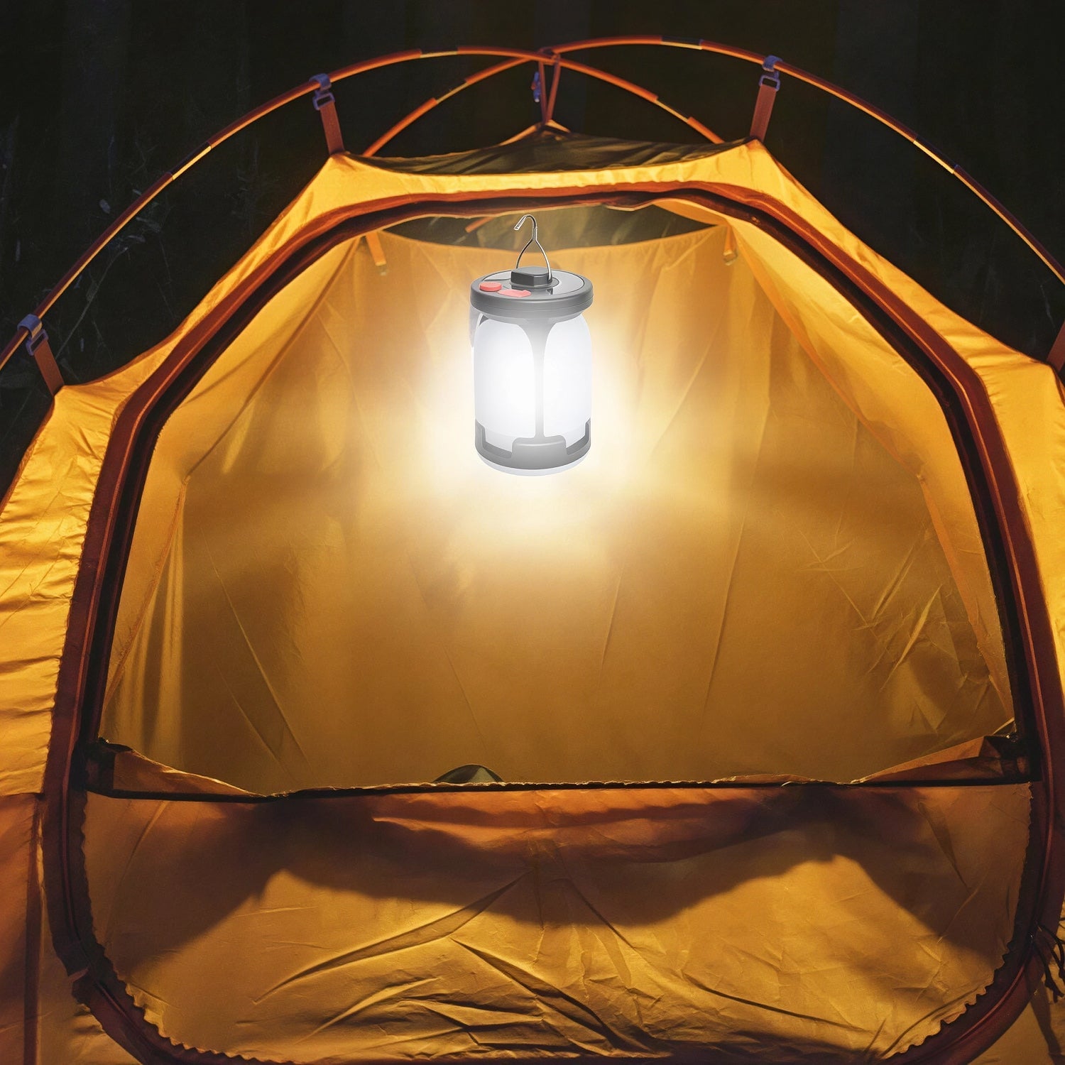 LomiFors LED Emergency Lantern – 1000m Beam Range, Dual Light Modes & USB-C Rechargeable Power Bank