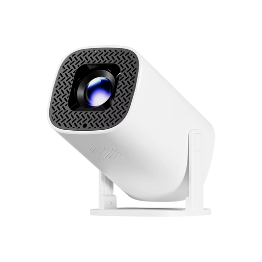 LuxinBeam Android 14.0 Smart Mini Projector – 270° Rotating Gimbal, WiFi 6 & 150-Inch Cinematic Display