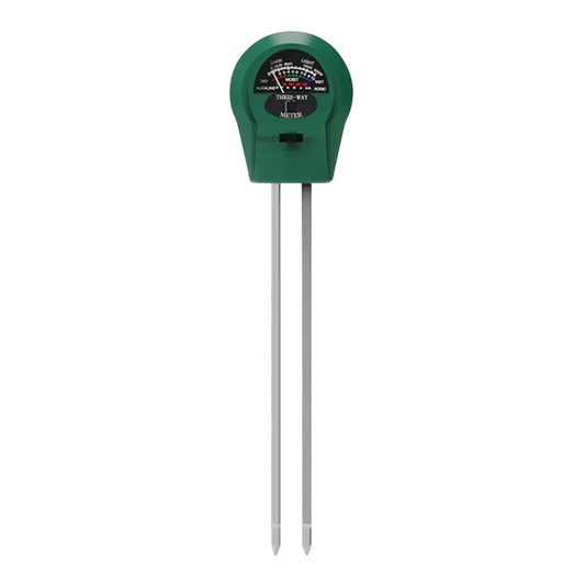 MaziSoil 4-in-1 Soil Moisture Meter - pH, Light, and Temperature Tester with Backlit LCD, 3-Second Fast Reading