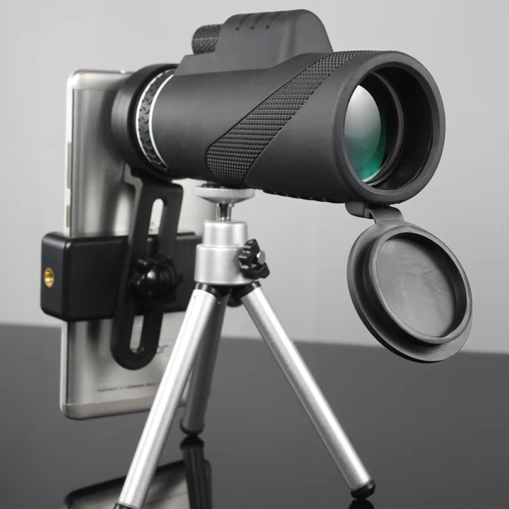 MenixFos 80x100 High Power Monocular – BAK4 Prism, Nitrogen-Purged Waterproofing & Phone Adapter