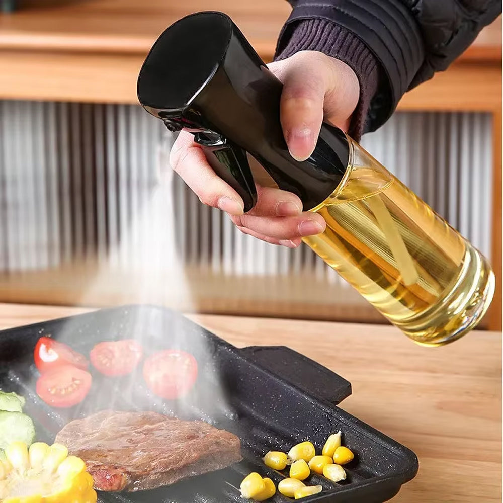 MitiSprix High-Pressure Oil Sprayer – 500ml Continuous Fine Mist, Leak-Proof & Air Fryer Compatible