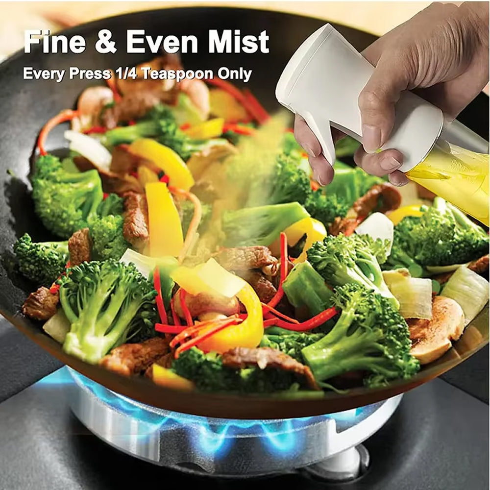 MitiSprix High-Pressure Oil Sprayer – 500ml Continuous Fine Mist, Leak-Proof & Air Fryer Compatible