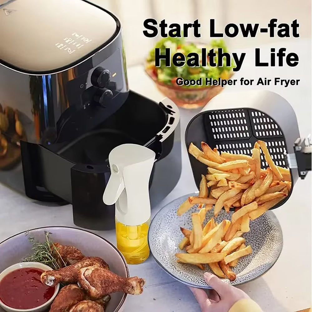 MitiSprix High-Pressure Oil Sprayer – 500ml Continuous Fine Mist, Leak-Proof & Air Fryer Compatible