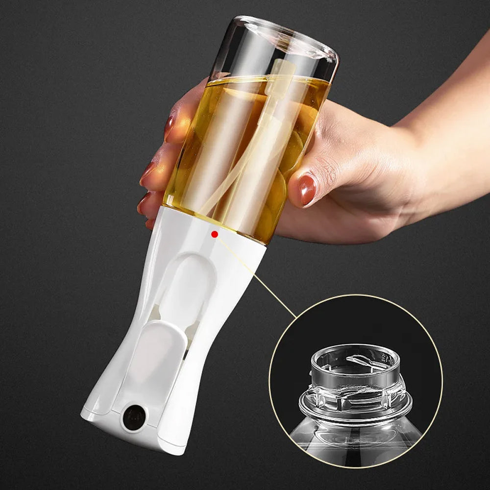 MitiSprix High-Pressure Oil Sprayer – 500ml Continuous Fine Mist, Leak-Proof & Air Fryer Compatible