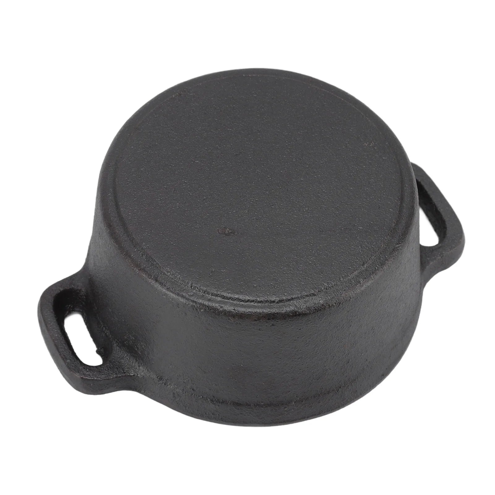 OviLuxin Cast Iron Mini Dutch Oven – 10.8oz Individual Cocotte, Tight-Fitting Lid & Induction Base