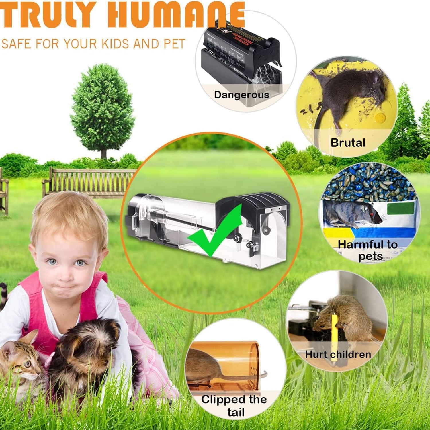 PesieRox Humane Catch-And-Release Design With Ventilation Holes
