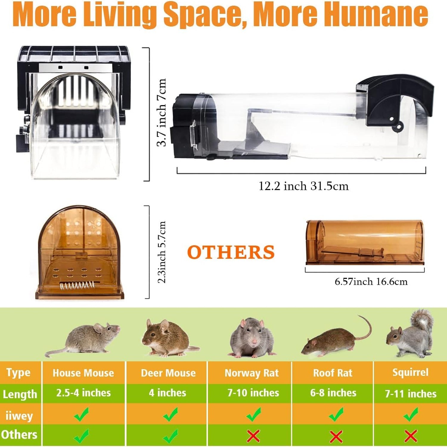PesieRox Humane Catch-And-Release Design With Ventilation Holes