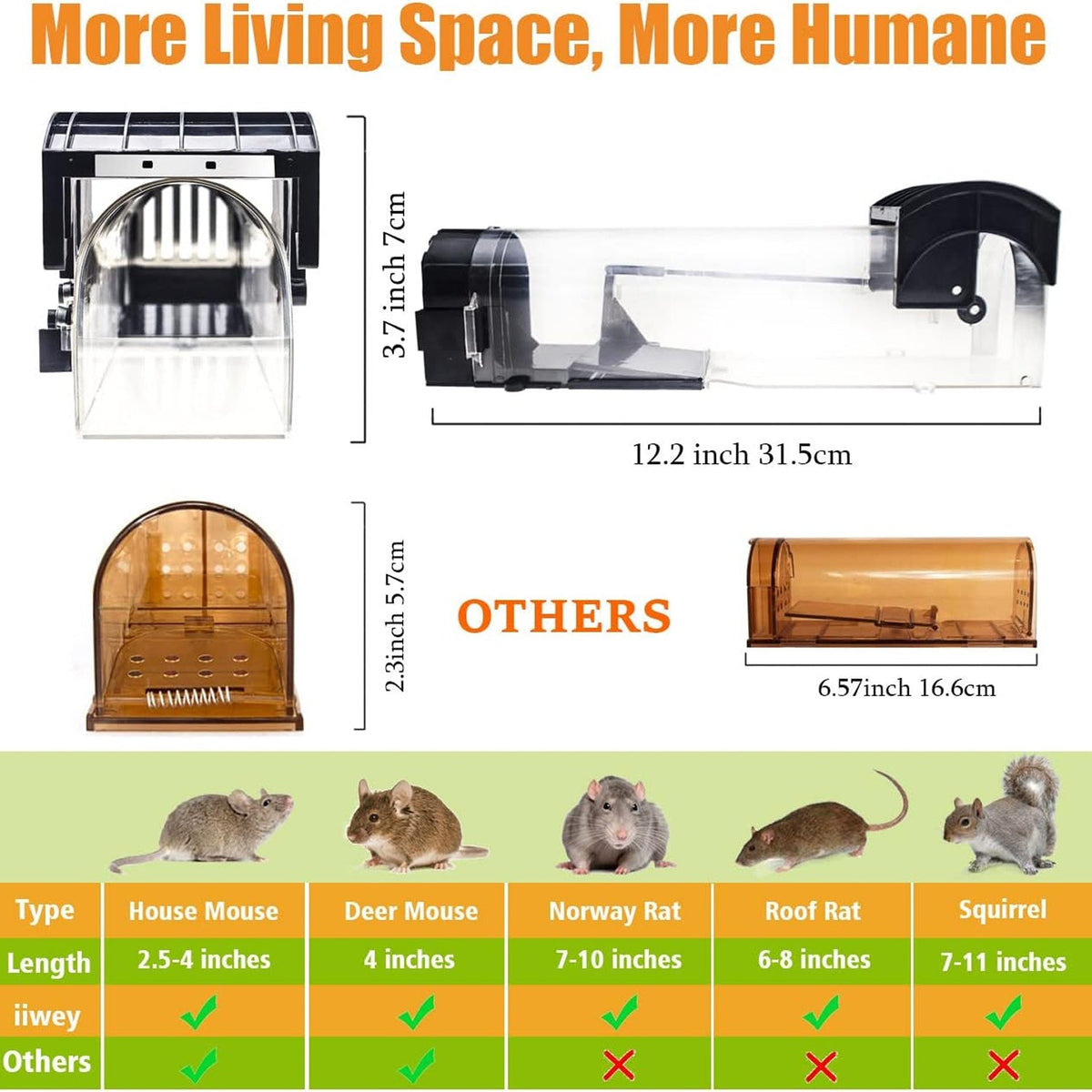 PesieRox Humane Catch-And-Release Design With Ventilation Holes
