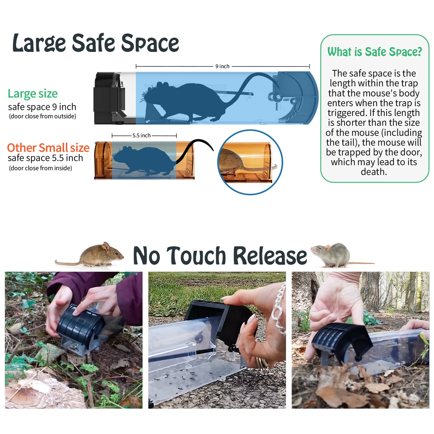 PesieRox Humane Catch-And-Release Design With Ventilation Holes