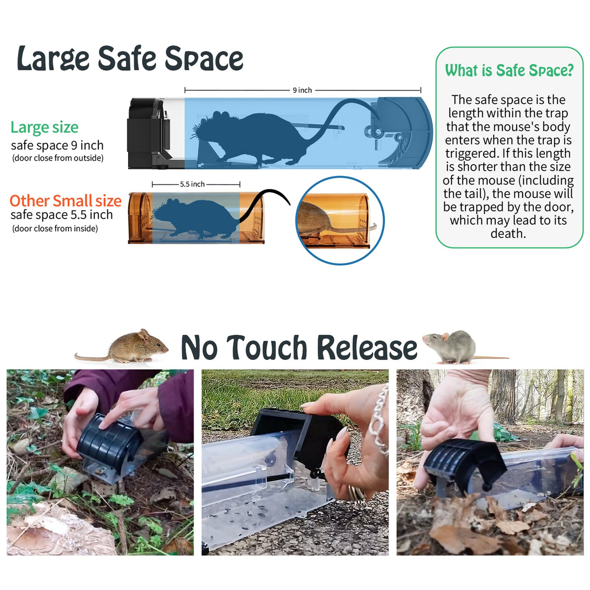 PesieRox Humane Catch-And-Release Design With Ventilation Holes