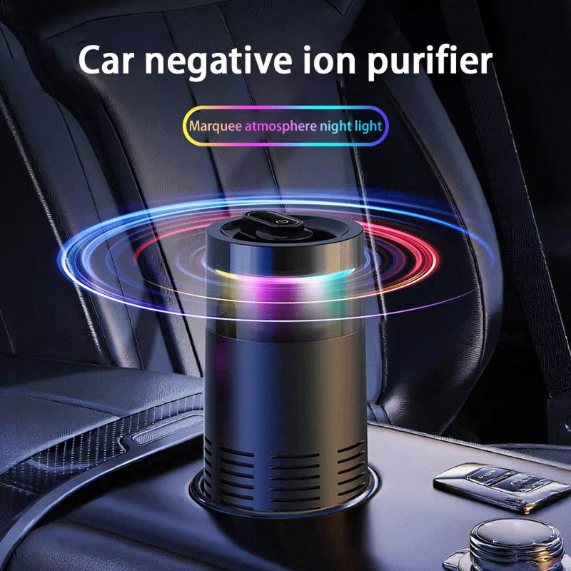 PestyEco Car Air Purifier – 105°C Thermal Formaldehyde Removal & Mijia Negative Ion Technology