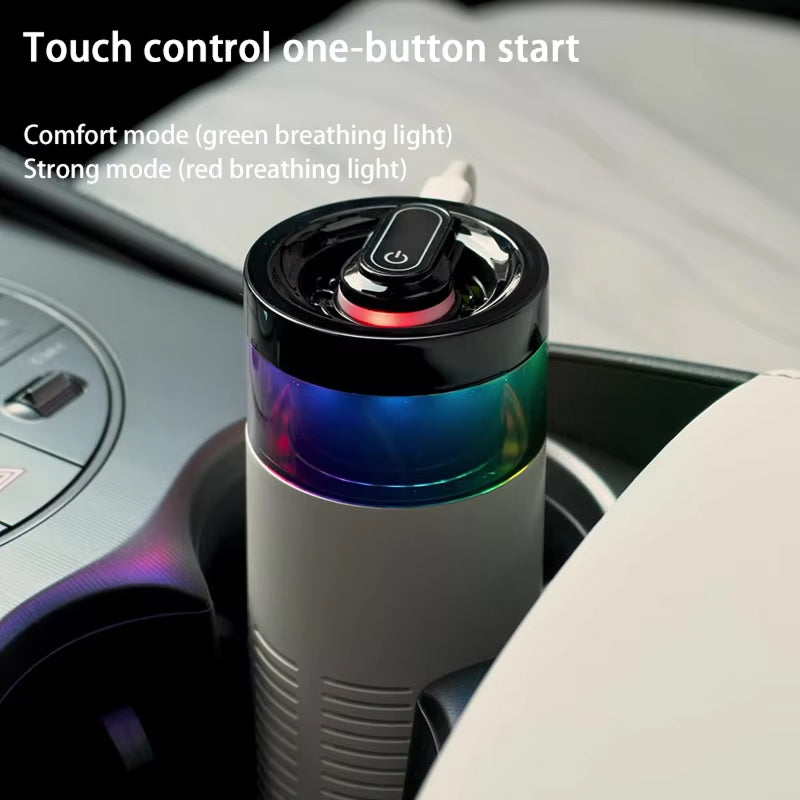 PestyEco Car Air Purifier – 105°C Thermal Formaldehyde Removal & Mijia Negative Ion Technology