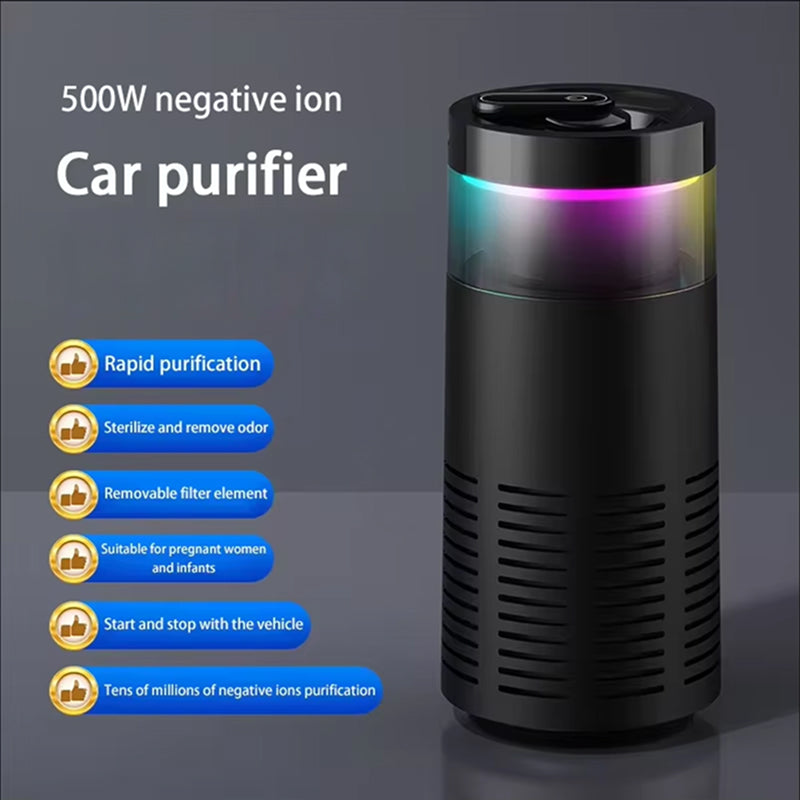 PestyEco Car Air Purifier – 105°C Thermal Formaldehyde Removal & Mijia Negative Ion Technology