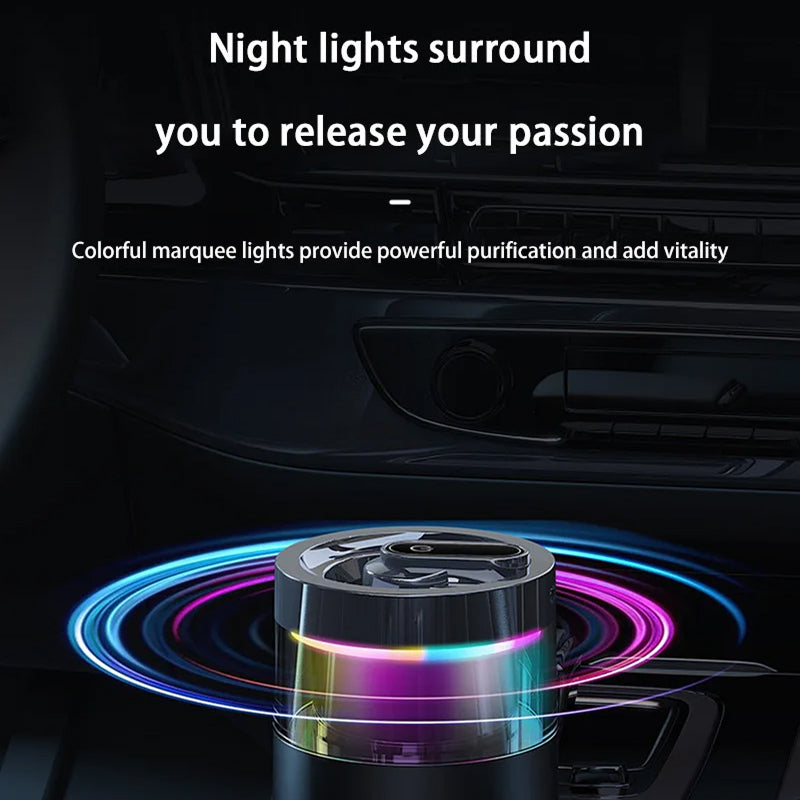 PestyEco Car Air Purifier – 105°C Thermal Formaldehyde Removal & Mijia Negative Ion Technology
