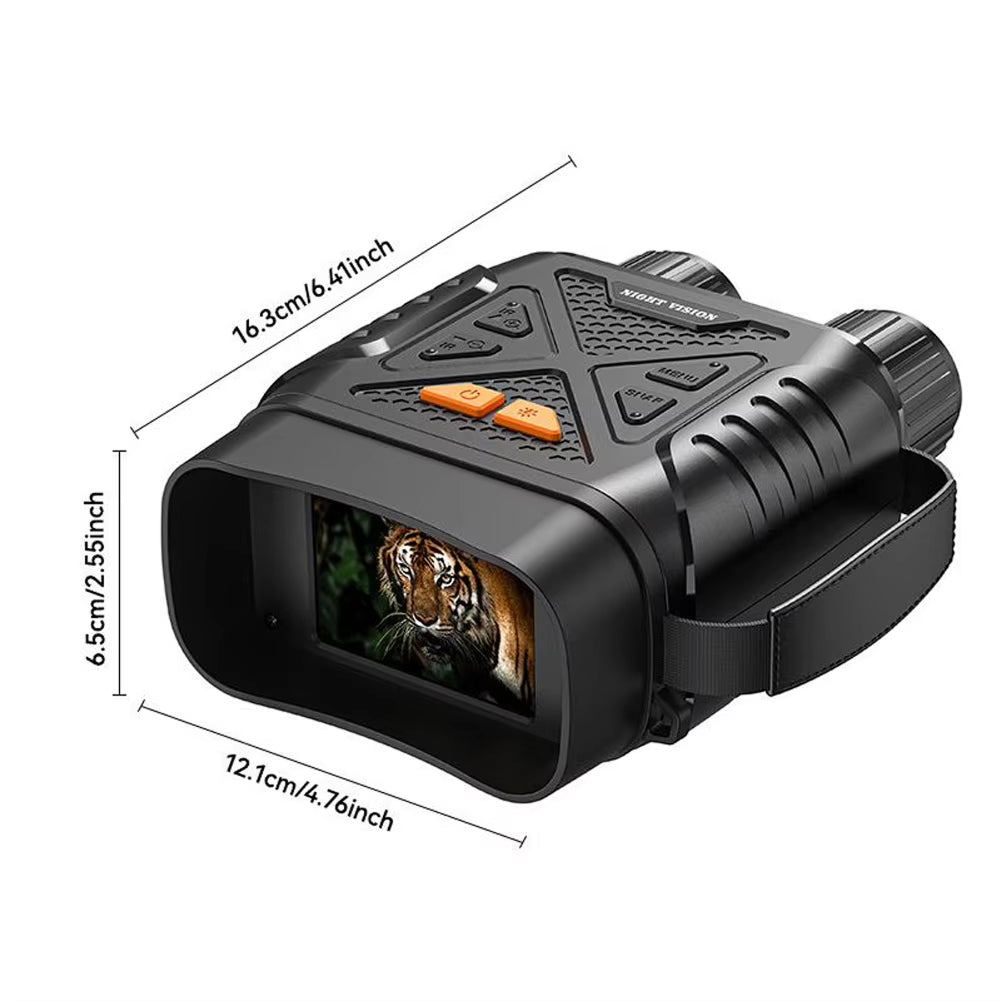PossNiox Military Night Vision Binoculars – 800m Infrared Range, 10x Zoom & HD Video Recording