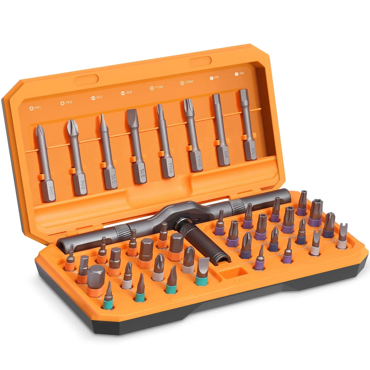 PrecixSal Precision Screwdriver Set - 40-in-1 Ratcheting Tool Kit