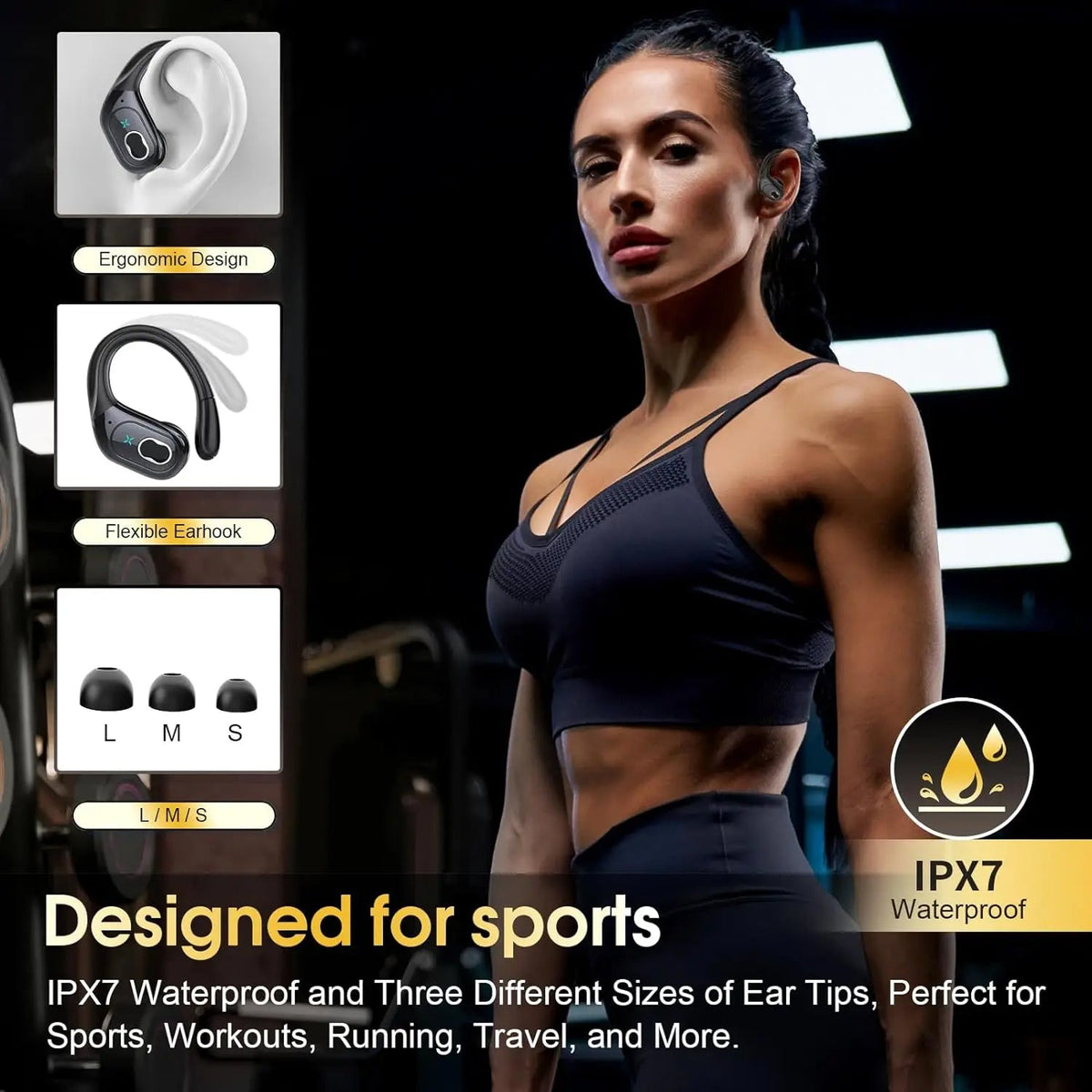 PulsiRun Wireless Earbuds for Running with Superior Sound Performance
