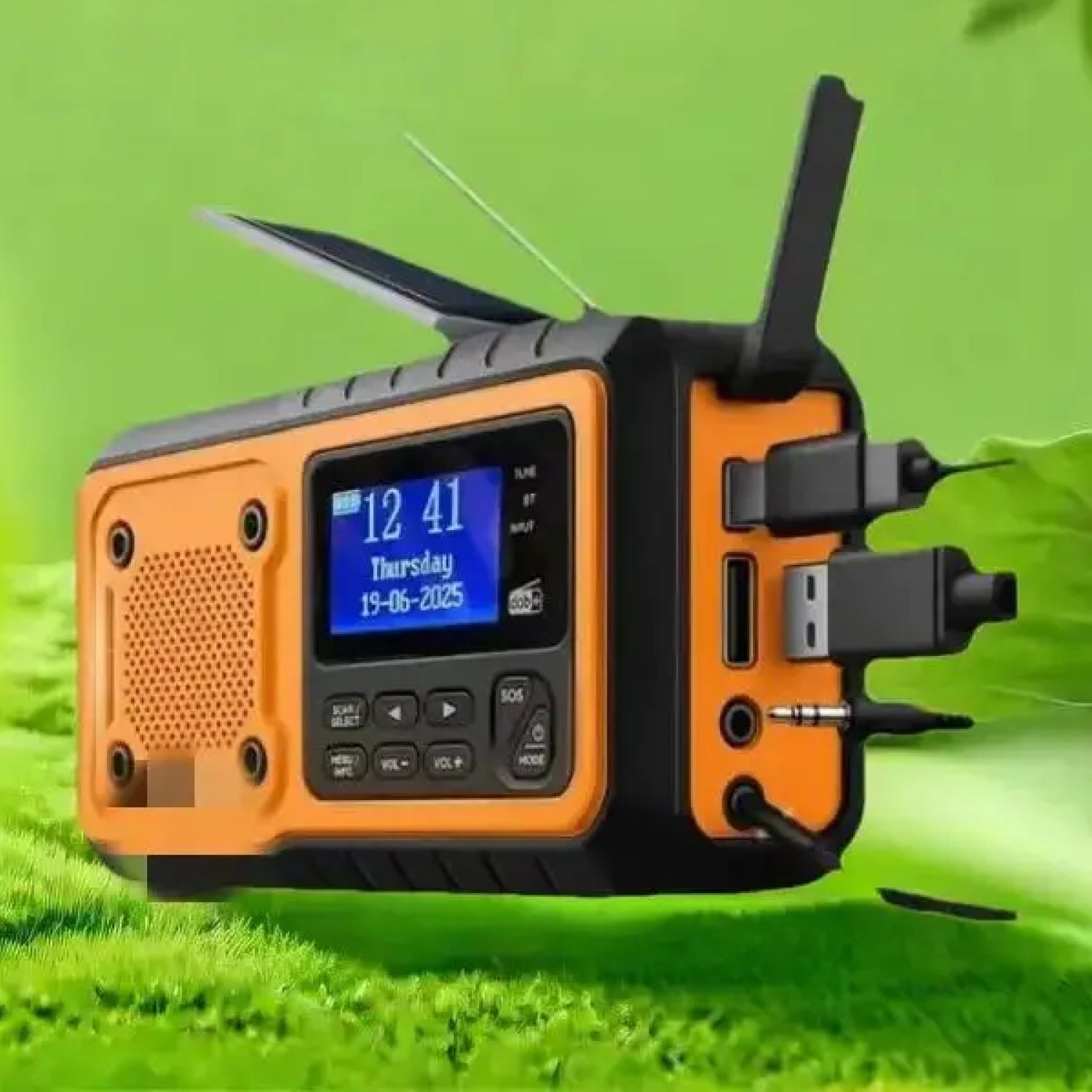 RadivLox Portable DAB/DAB+ Digital Radio – Premium Crystal-Clear Audio, FM Receiver & Emergency Power Bank
