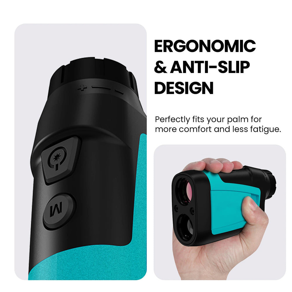 RafixKira High-Precision Golf Rangefinder – 6x Magnification, Slope Compensation & Instant Flag Lock