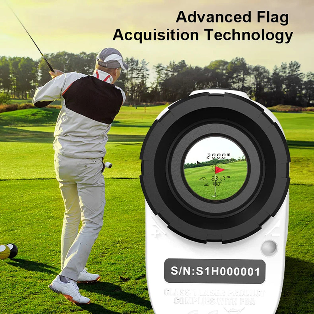 RafixKira High-Precision Golf Rangefinder – 6x Magnification, Slope Compensation & Instant Flag Lock