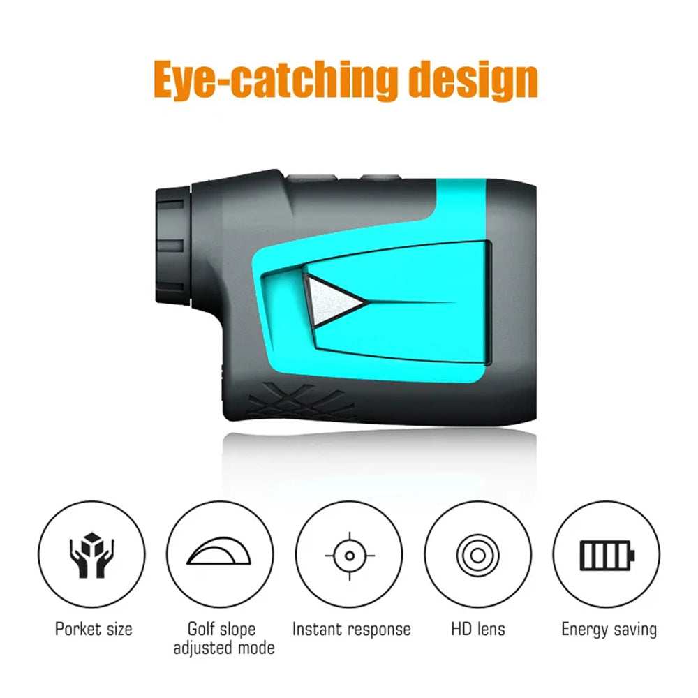 RafixKira High-Precision Golf Rangefinder – 6x Magnification, Slope Compensation & Instant Flag Lock