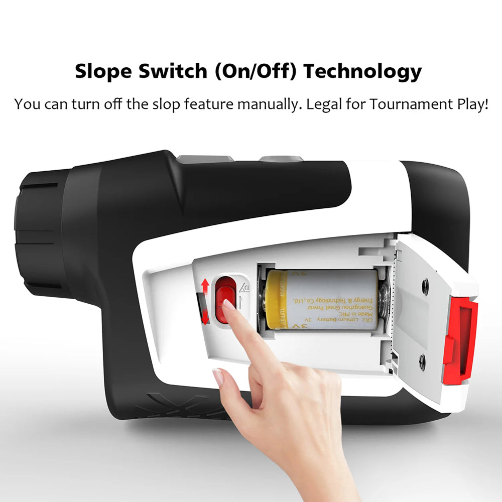 RafixKira High-Precision Golf Rangefinder – 6x Magnification, Slope Compensation & Instant Flag Lock