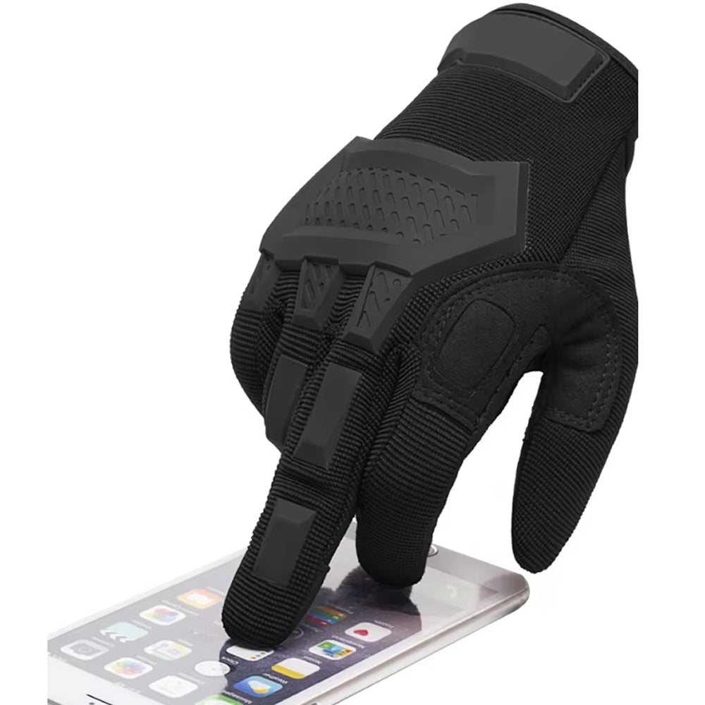 ShoGlovix Tactical Shooting Gloves – Full Finger Touchscreen Microfiber with Reinforced Palm