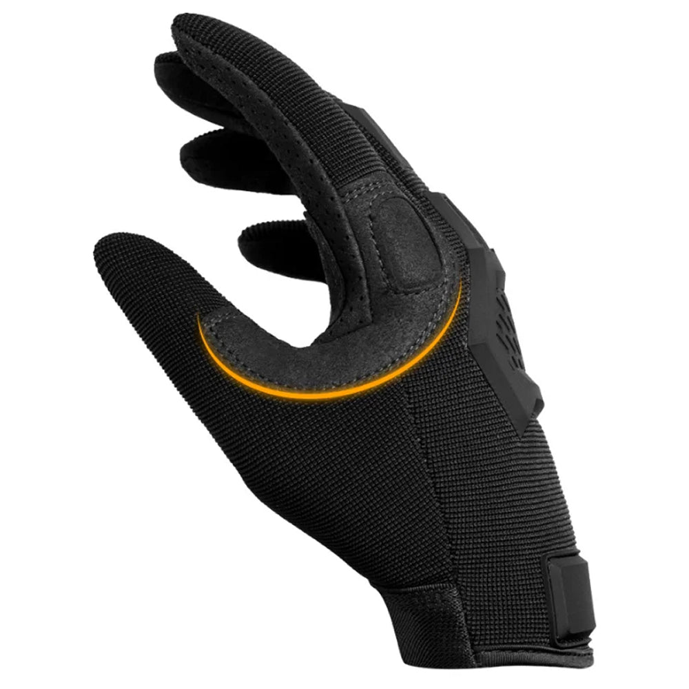 ShoGlovix Tactical Shooting Gloves – Full Finger Touchscreen Microfiber with Reinforced Palm