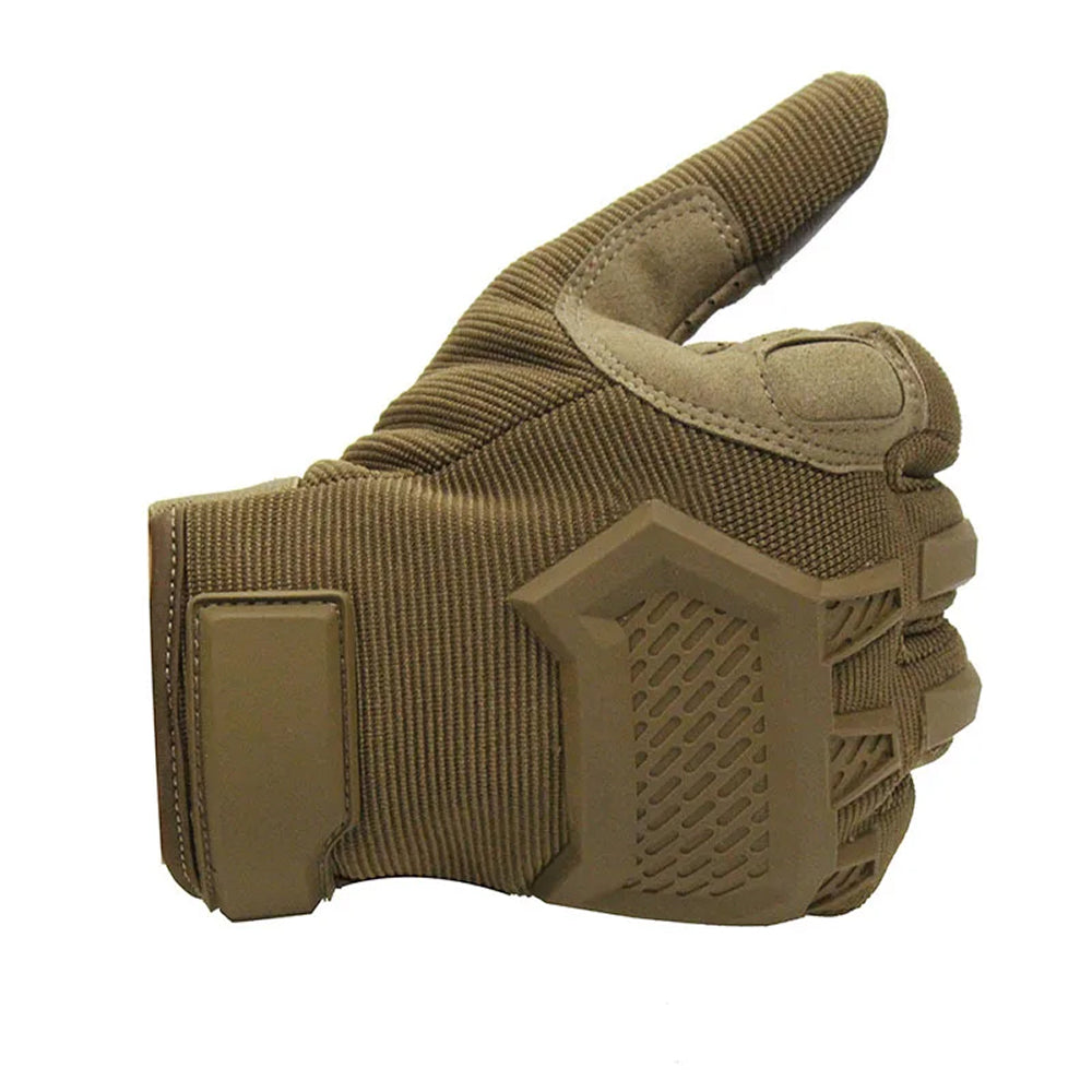 ShoGlovix Tactical Shooting Gloves – Full Finger Touchscreen Microfiber with Reinforced Palm