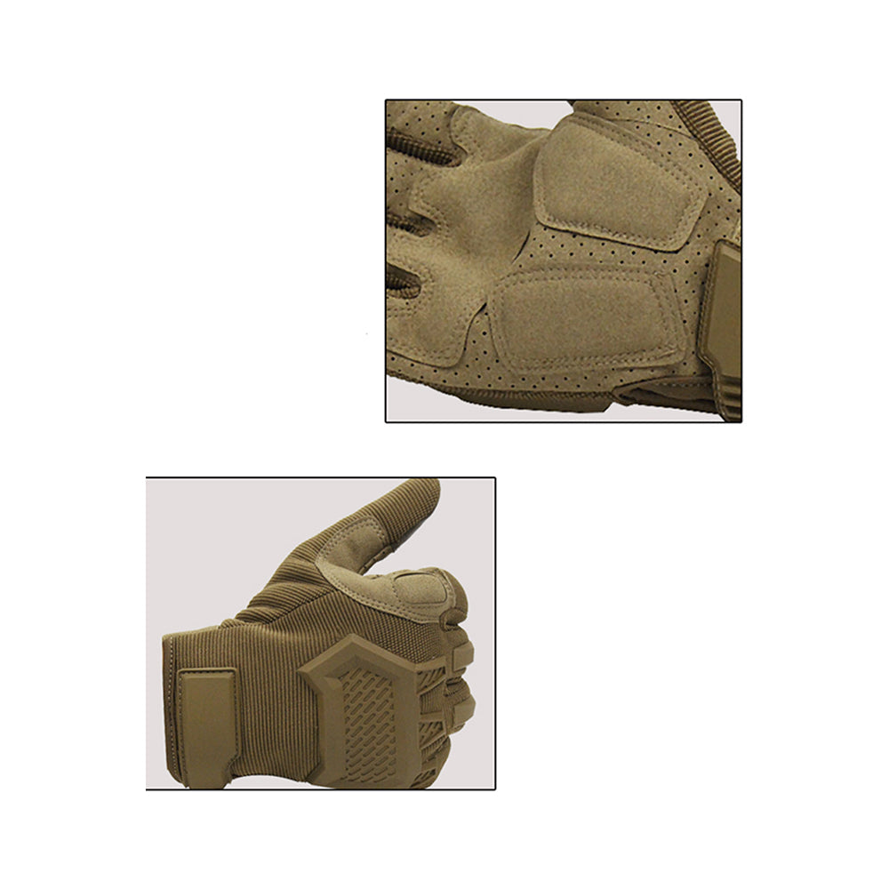 ShoGlovix Tactical Shooting Gloves – Full Finger Touchscreen Microfiber with Reinforced Palm