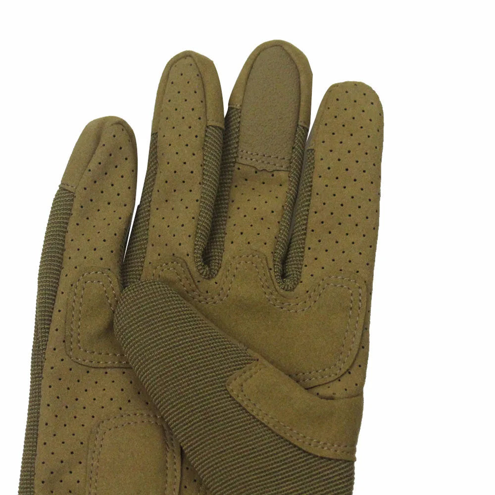 ShoGlovix Tactical Shooting Gloves – Full Finger Touchscreen Microfiber with Reinforced Palm