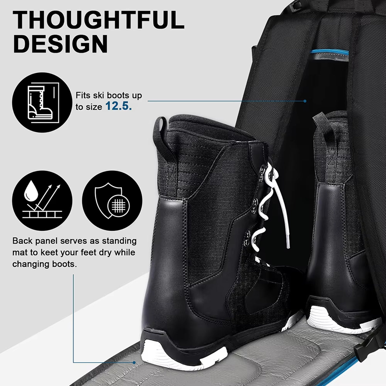 SkimiPack 50 Litre Three-Compartment Optimised Gear Layout