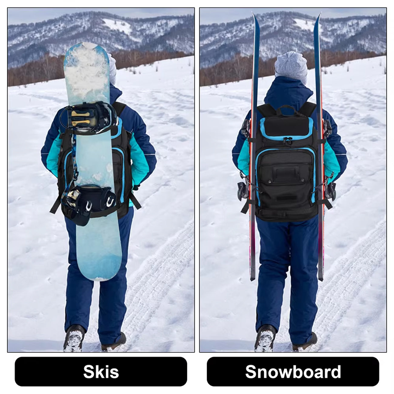 SkimiPack 50 Litre Three-Compartment Optimised Gear Layout