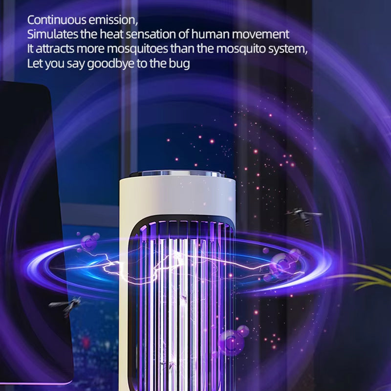 SlayInsec Electric Mosquito Zapper – 4000V High-Power Grid, UV Light Attractant & Safety Protection