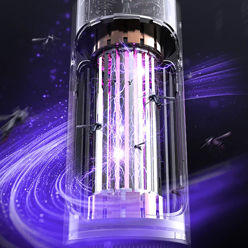 SlayInsec Electric Mosquito Zapper – 4000V High-Power Grid, UV Light Attractant & Safety Protection