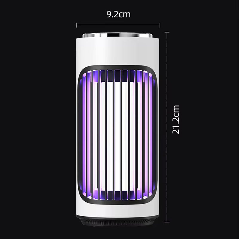 SlayInsec Electric Mosquito Zapper – 4000V High-Power Grid, UV Light Attractant & Safety Protection