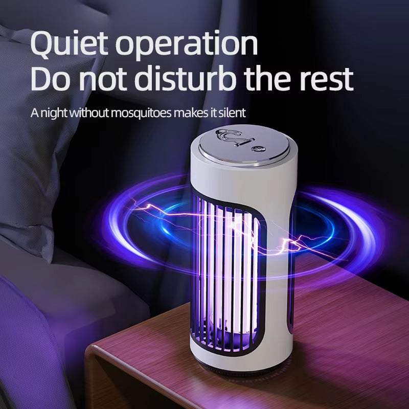 SlayInsec Electric Mosquito Zapper – 4000V High-Power Grid, UV Light Attractant & Safety Protection