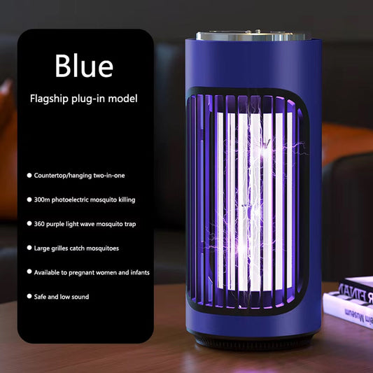 SlayInsec Electric Mosquito Zapper – 4000V High-Power Grid, UV Light Attractant & Safety Protection