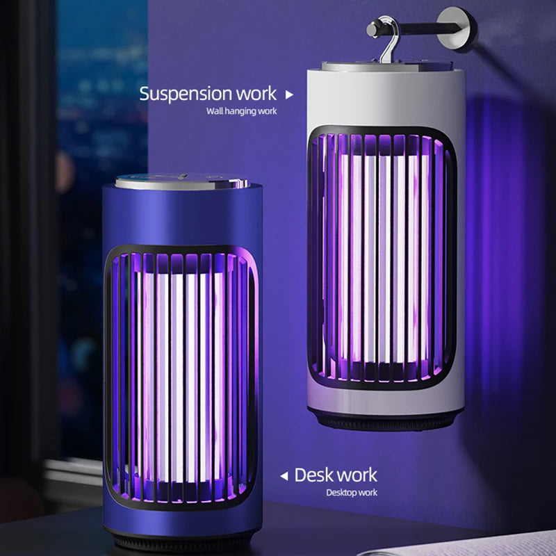 SlayInsec Electric Mosquito Zapper – 4000V High-Power Grid, UV Light Attractant & Safety Protection