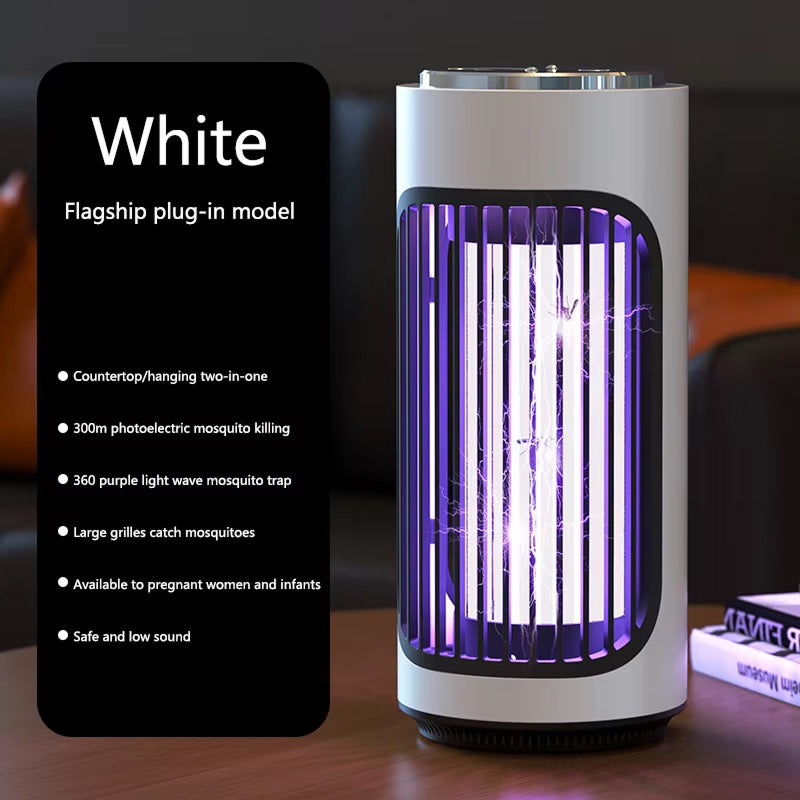 SlayInsec Electric Mosquito Zapper – 4000V High-Power Grid, UV Light Attractant & Safety Protection