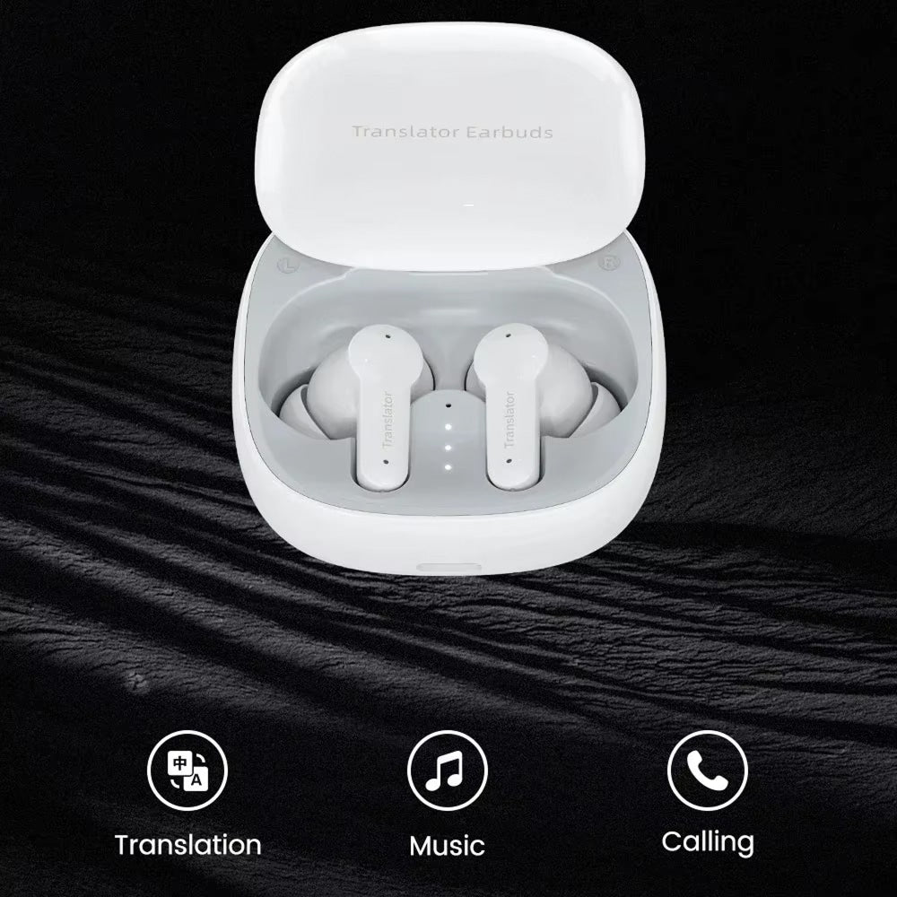 SmaxEntel Smart Translation Earbuds – 144 Languages, 98% Accuracy & 0.5s Real-Time AI Translator