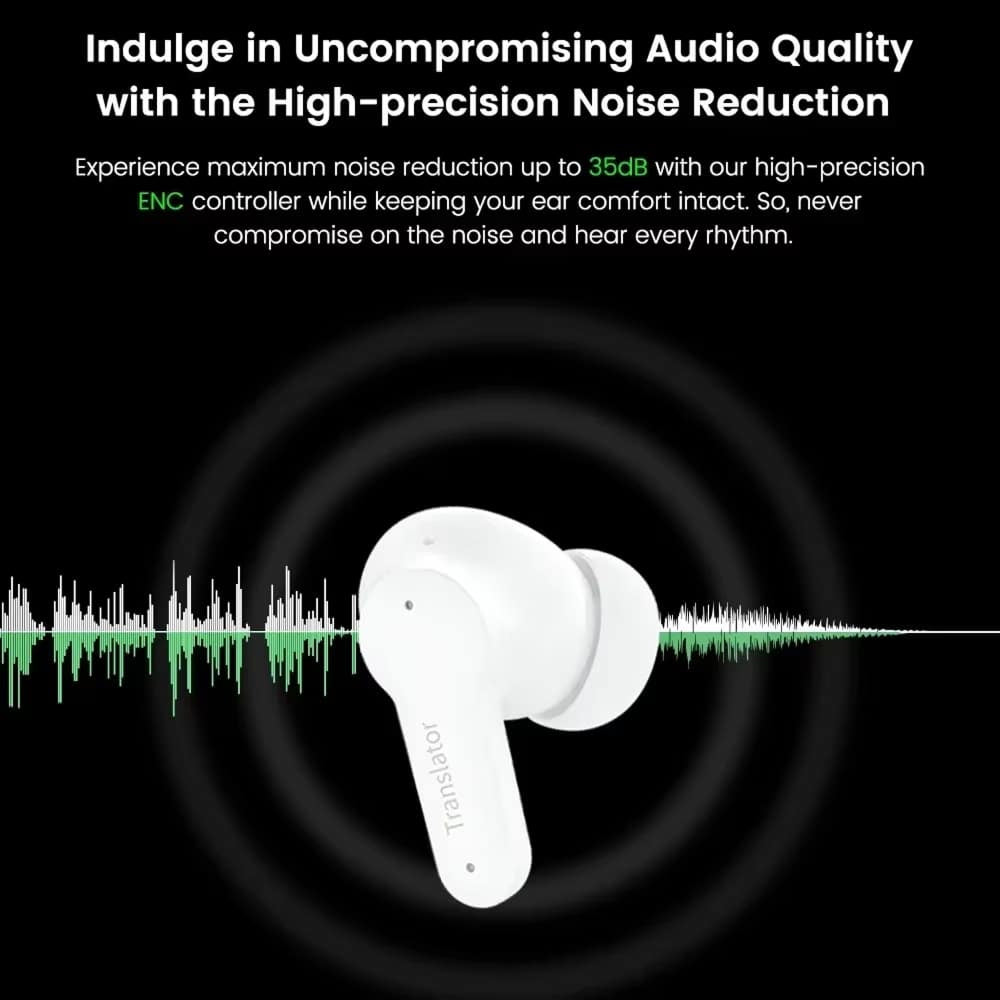 SmaxEntel Smart Translation Earbuds – 144 Languages, 98% Accuracy & 0.5s Real-Time AI Translator