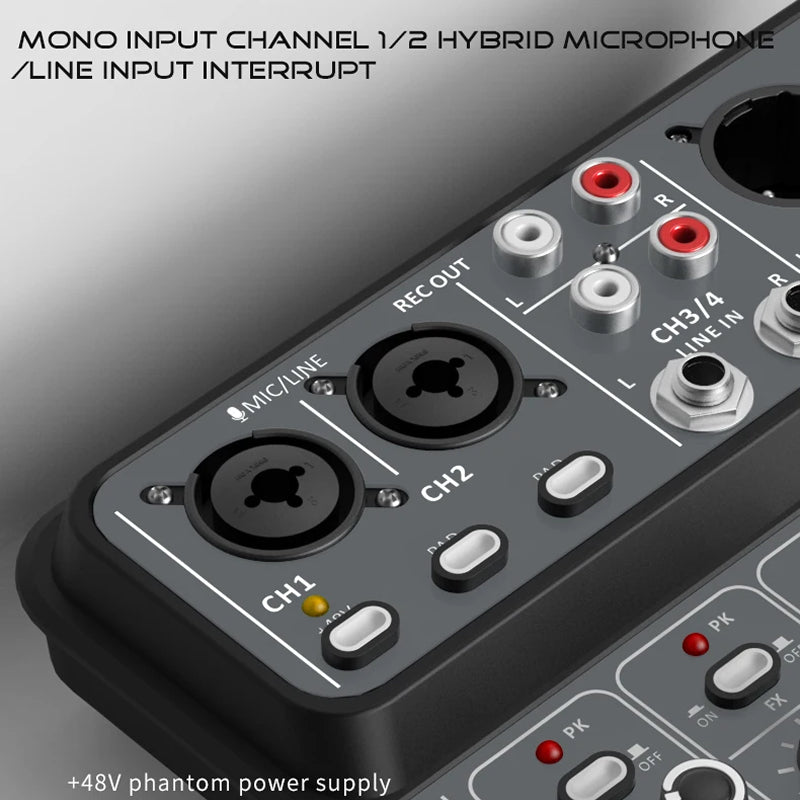 SoundVexe Four-Channel Professional EQ And 99 Digital Effects