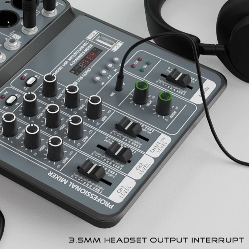 SoundVexe Four-Channel Professional EQ And 99 Digital Effects