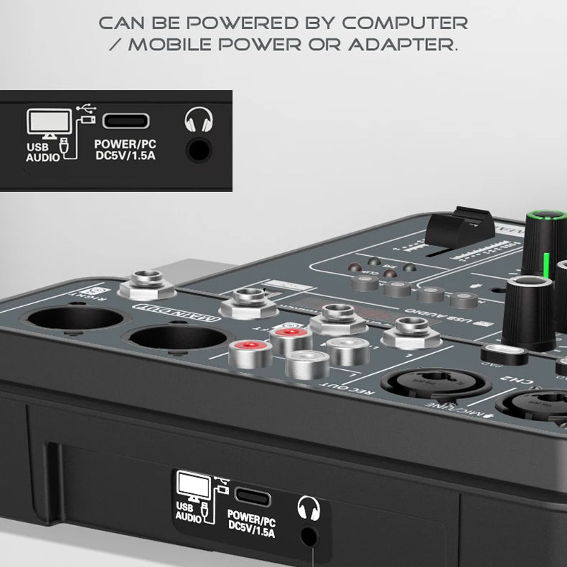 SoundVexe Four-Channel Professional EQ And 99 Digital Effects
