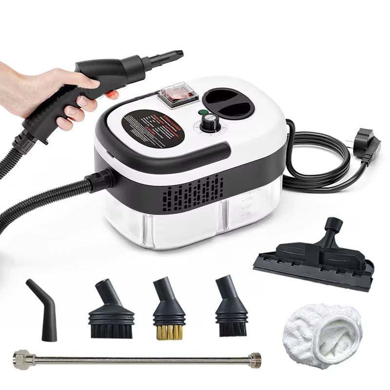 Steamixci 2500W High-Pressure Steam Cleaner – 6-Gear Adjustable Handheld Sanitizer for Home & Car